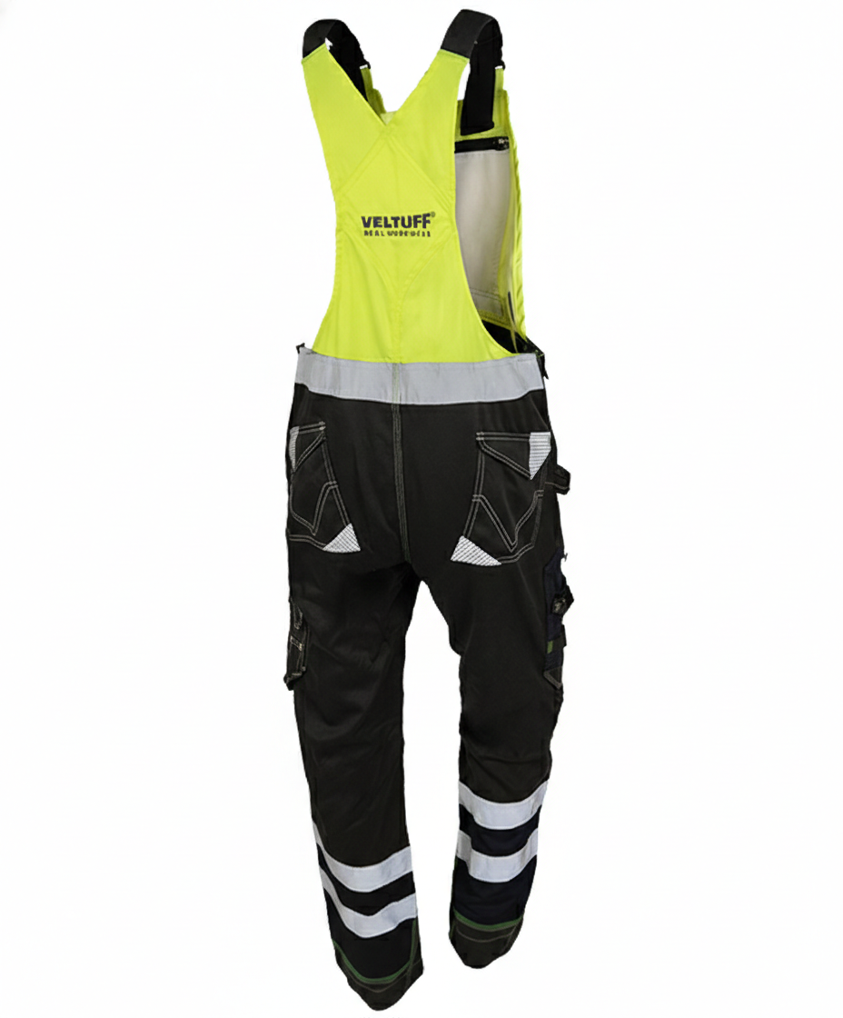 Reflex Hi-Vis overall met bretels
