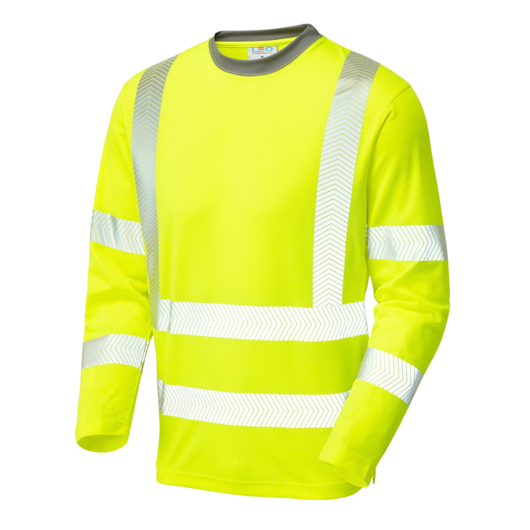 Coolviz Plus langærmet Hi-Vis T-shirt Class 3