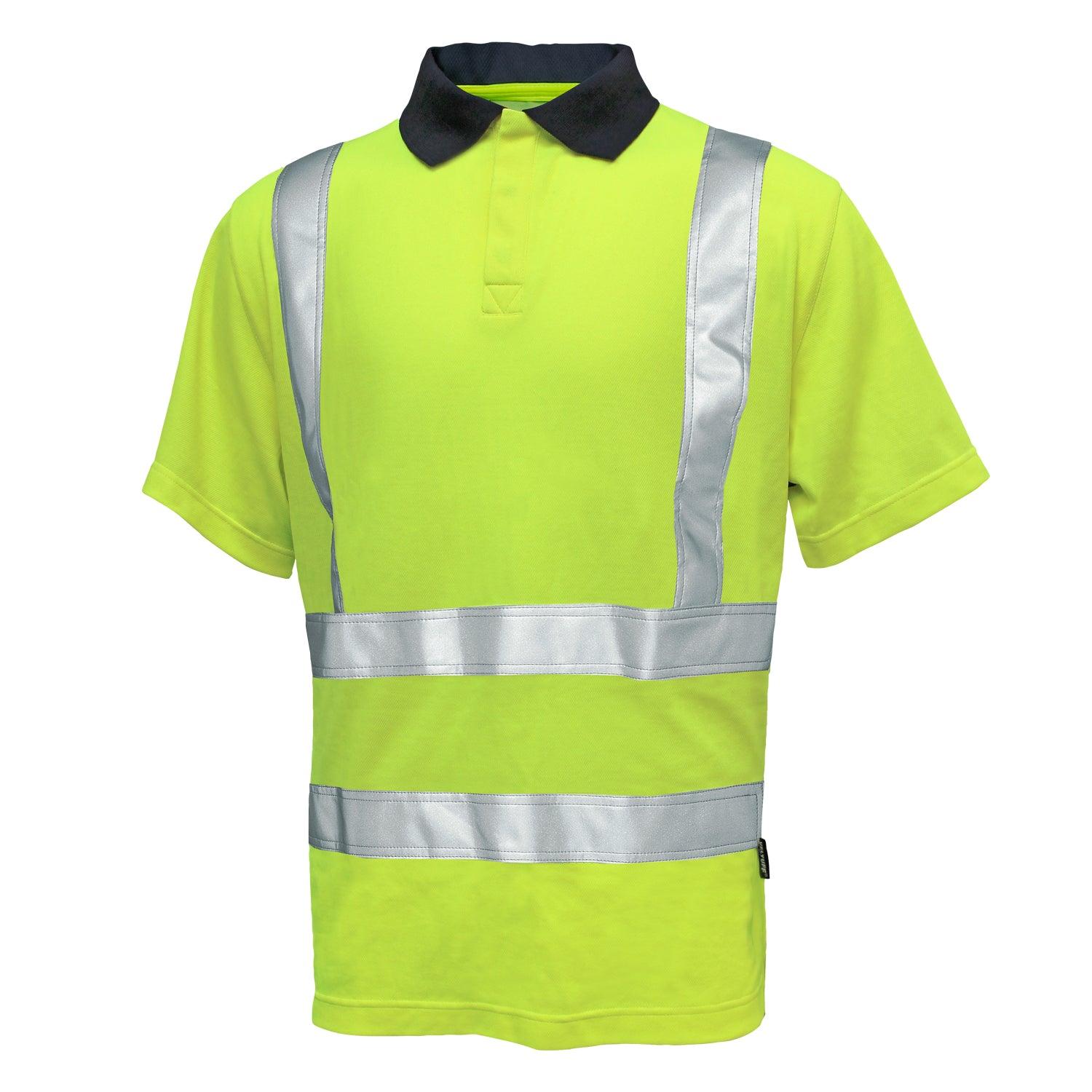 Reflex Cotton Hi-Vis Polo Shirt - VELTUFF® DK