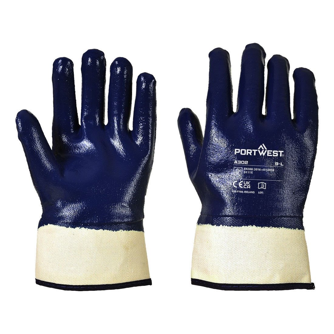 Fully Dipped Nitrile Glove with Cuff