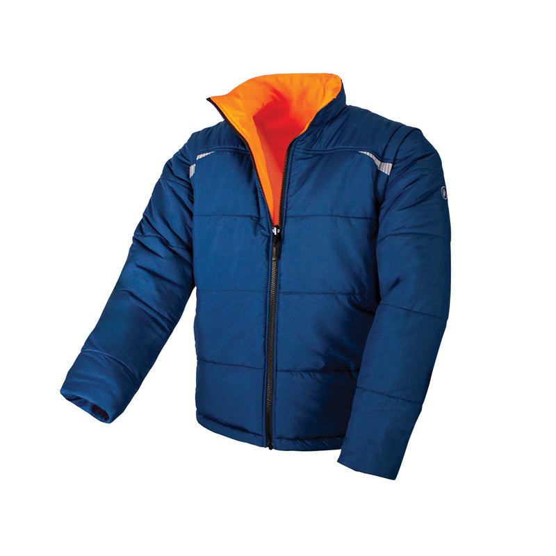 VELTUFF Hi-Vis 4-i-1 Pufferjakke klasse 3