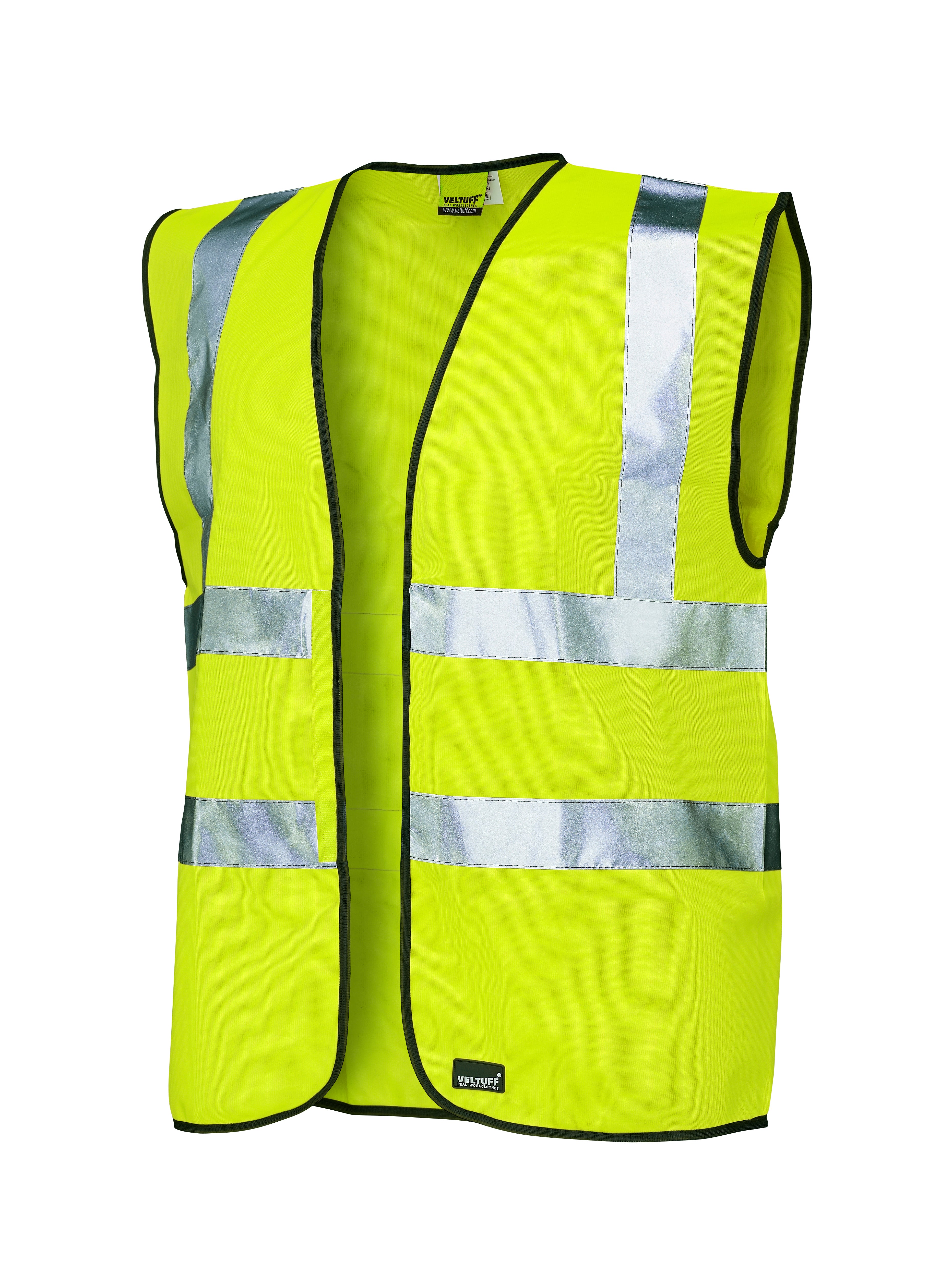 Hi-vis sikkerhedsvest med refleks