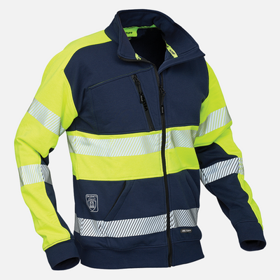 Protex1 sweatshirt med fuld lynlås