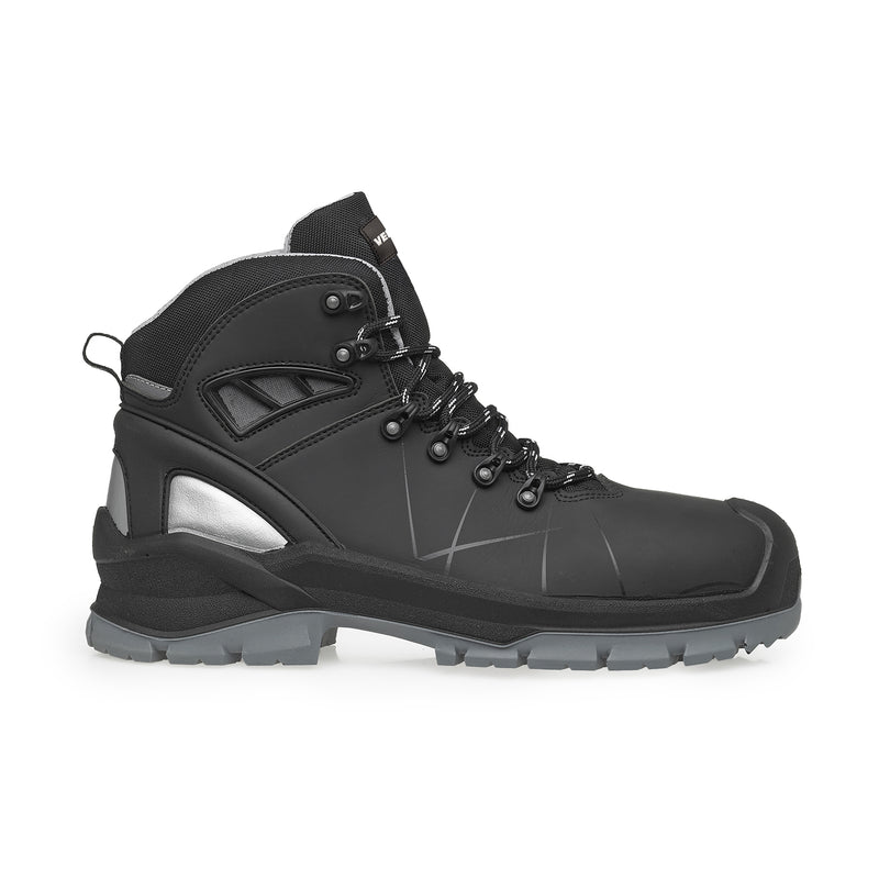 Black waterproof work boots online