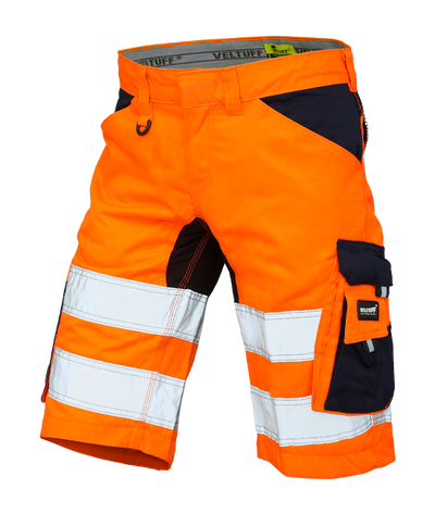 Hi-vis arbejdsshorts med reflekser