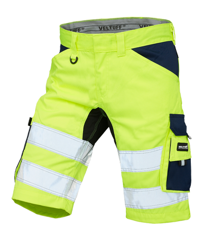 Hi-vis arbejdsshorts med reflekser