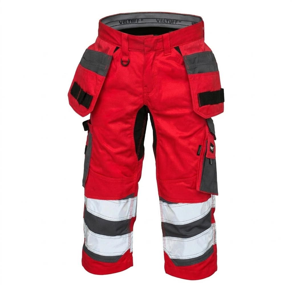 Hi-Vis trekvartslånga reflexbyxor