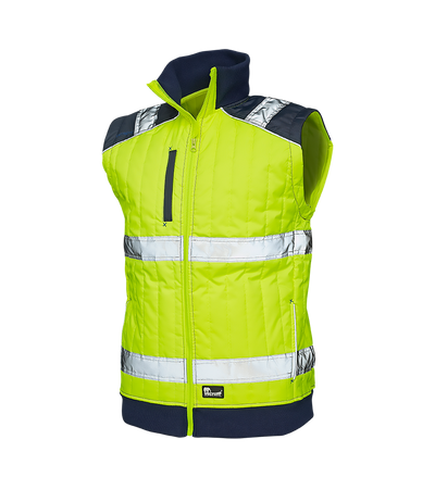 Gesteppte Warnschutz Arbeitsjacke