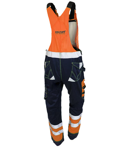 Reflex Hi-Vis overall met bretels