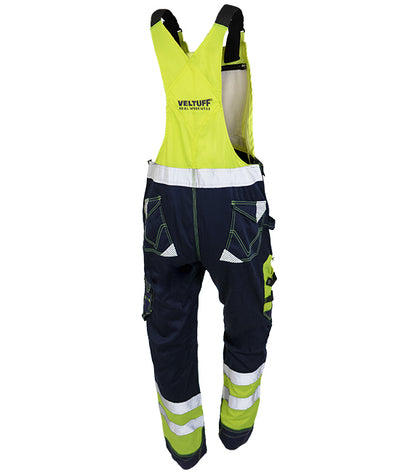 Reflex Hi-Vis overall met bretels