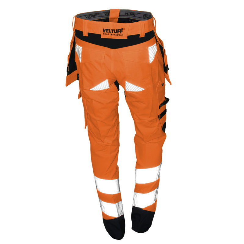 Work trousers GREENLAND grey-orange | Lacuna