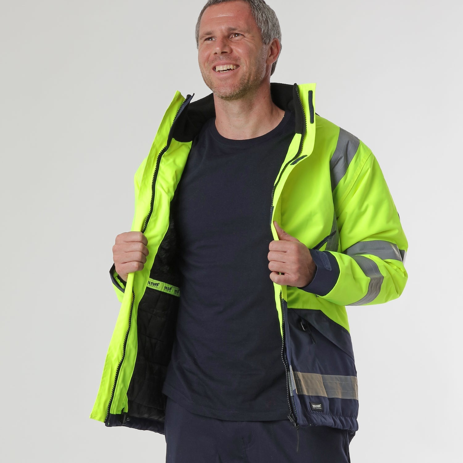 Deluxe Waterproof Hi-Vis Jacket - VELTUFF® DK