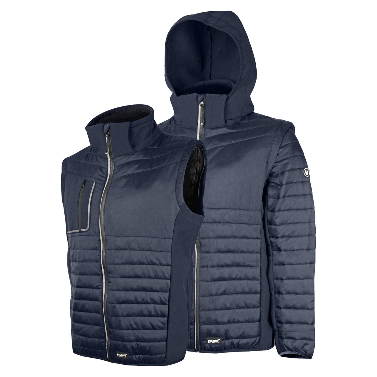 Hybrid Insulated Padded Jacket | VELTUFF® Real Workwear – Veltuff.com