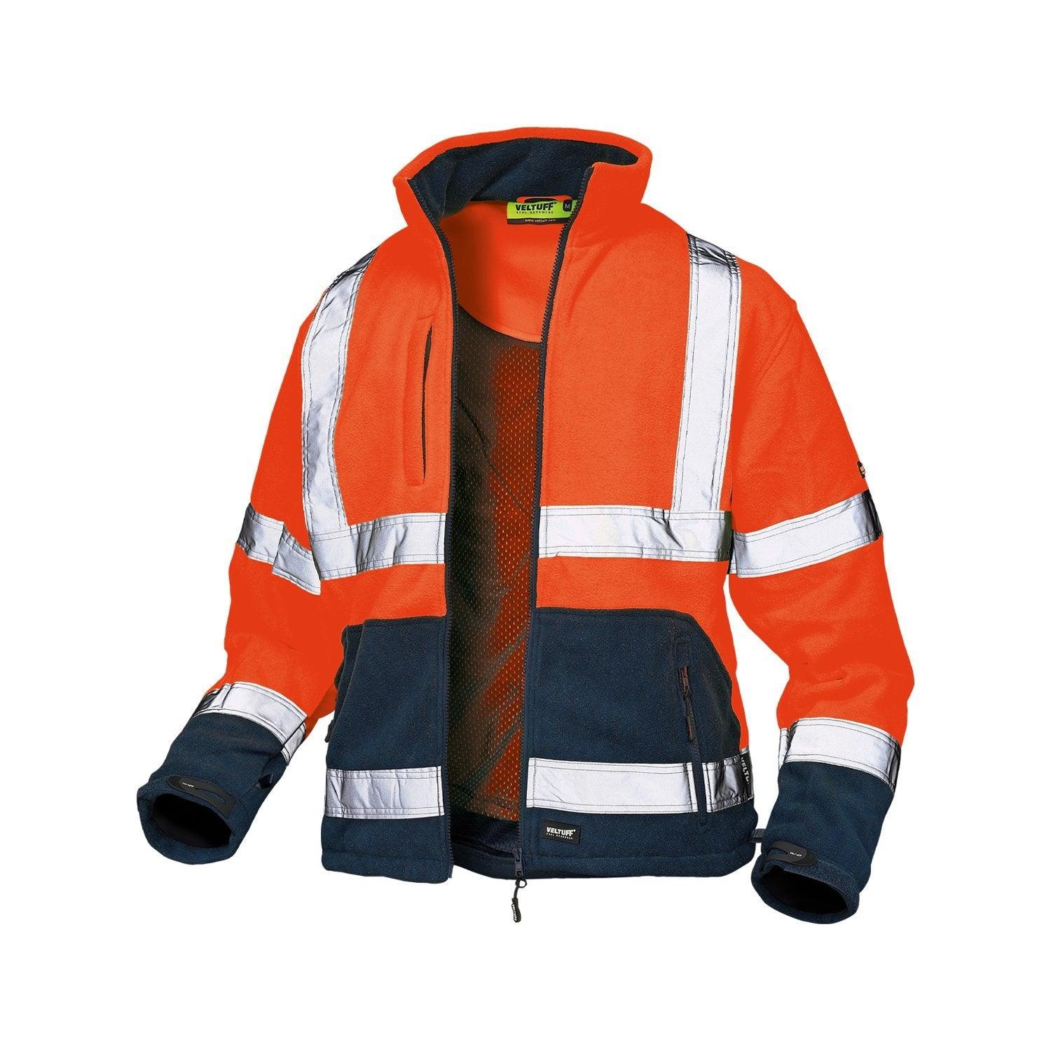 Hi-Vis Fleece Jacket | VELTUFF® Real Workwear – Veltuff.com
