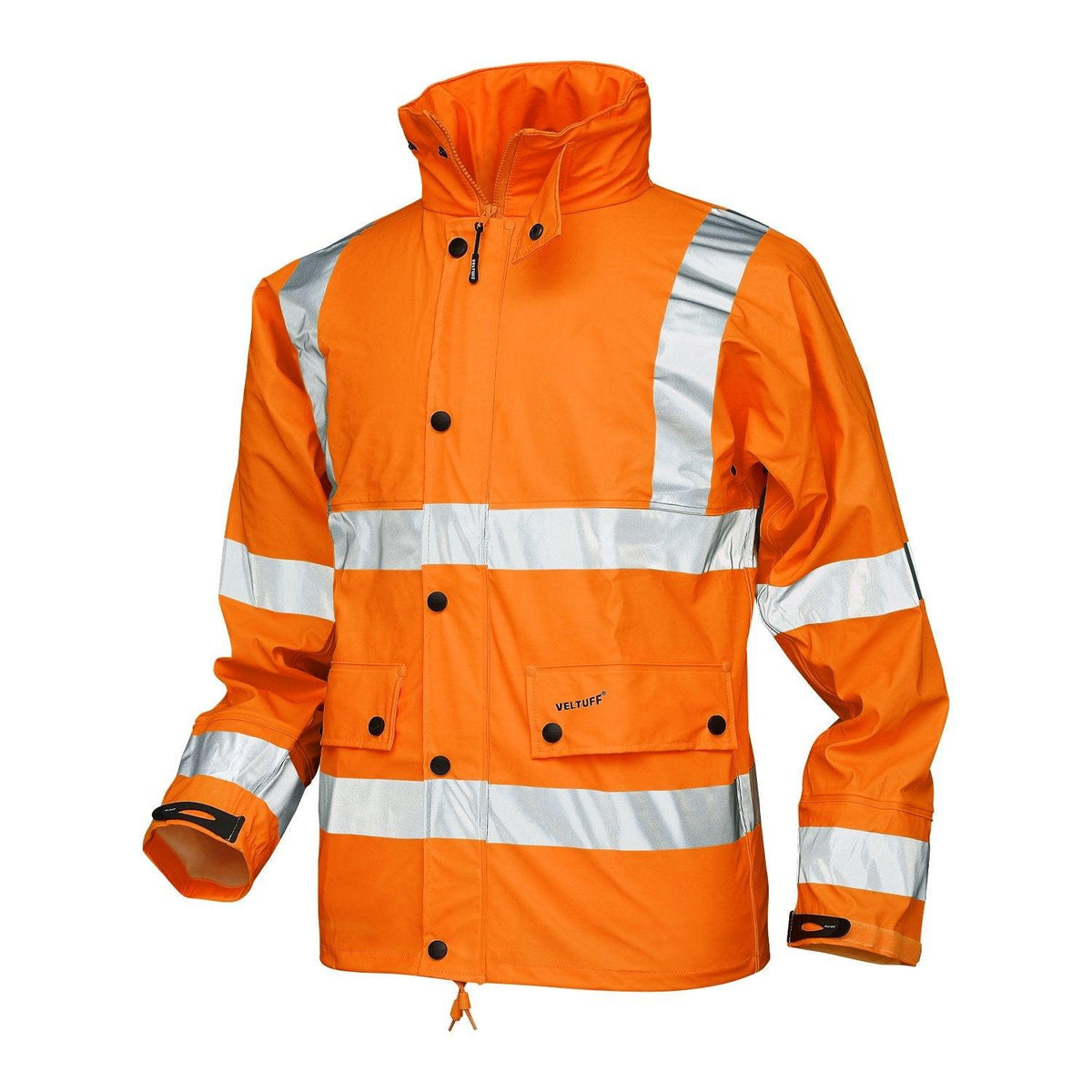 Hi-Vis Waterproof Jacket | VELTUFF® Real Workwear – Veltuff.com