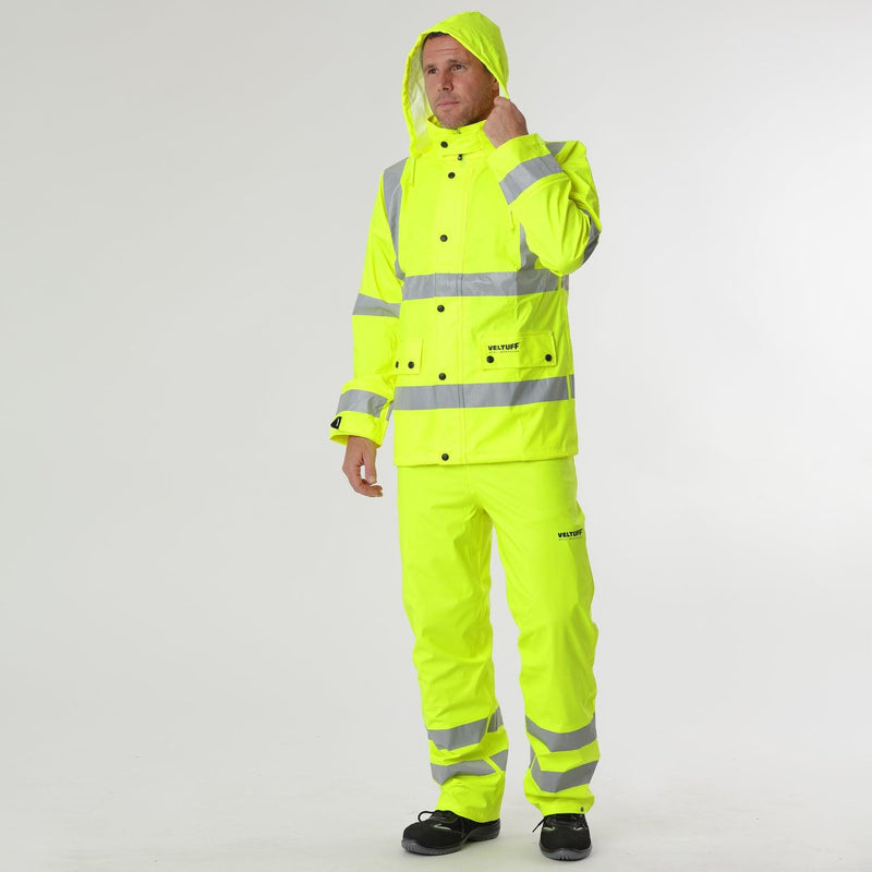 Hi-Vis Waterproof Jacket - VELTUFF® DK