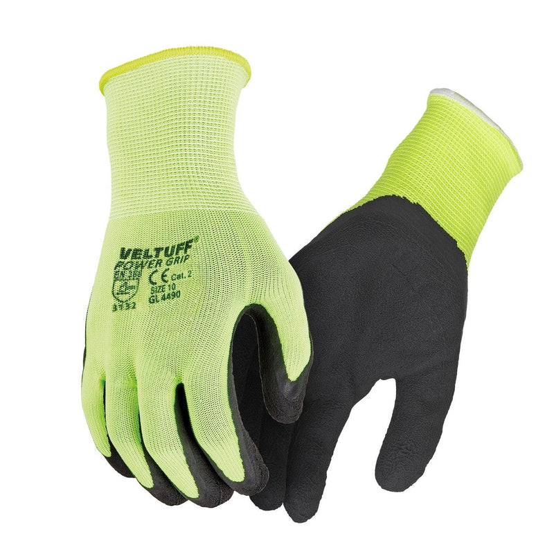Power Grip Latex Gloves - VELTUFF® DK