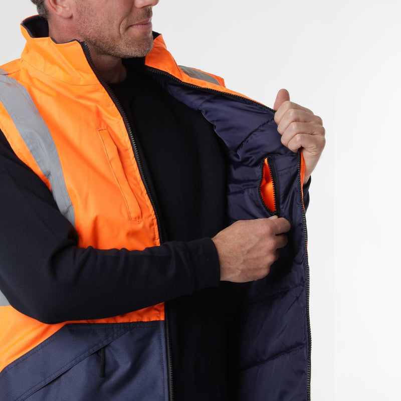 Acheter RS-SE Haute Visibilité Warp Tricoté Tissu Multi-poches Gilet de  Sécurité Vêtements Réfléchissants