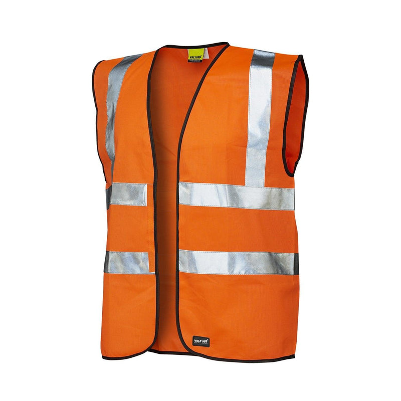 Same Day Delivery hi-vis Safety Yellow Vest reflective 2Strips+