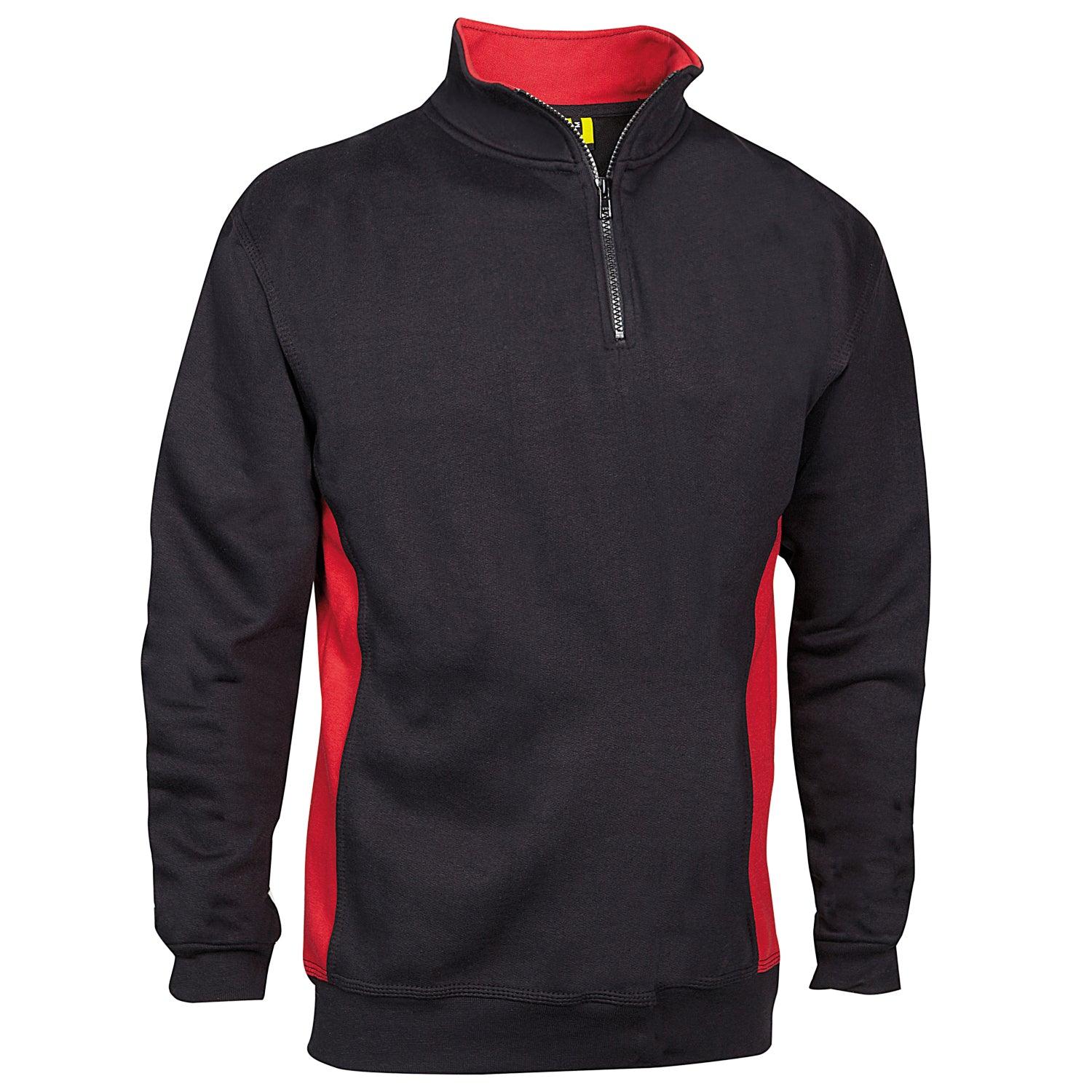 Two Tone Quarter Zip Sweatshirt | VELTUFF® Real Workwear – Veltuff.com